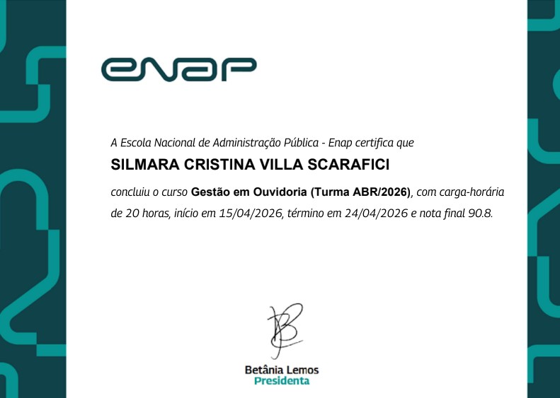 Certificado ENAP 2026